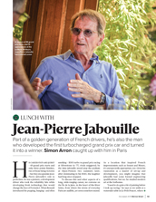 Lunch with Jean-Pierre Jabouille - Left