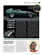 Vanwall revived with six replicas - Left