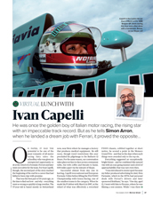 (Virtual) Lunch with... Ivan Capelli - Left