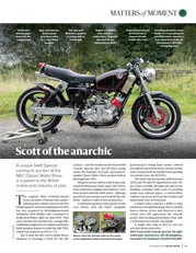 One-off Swift motorcycle to be auctioned at the NEC - Left