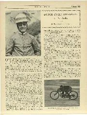 MOTOR CYCLE SPEEDMEN: R. N. Judd - Left