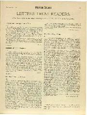 Letters from readers, February 1930 - Left
