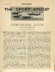 The sport afloat - Left