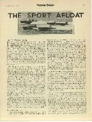 THE SPORT AFLOAT - Left