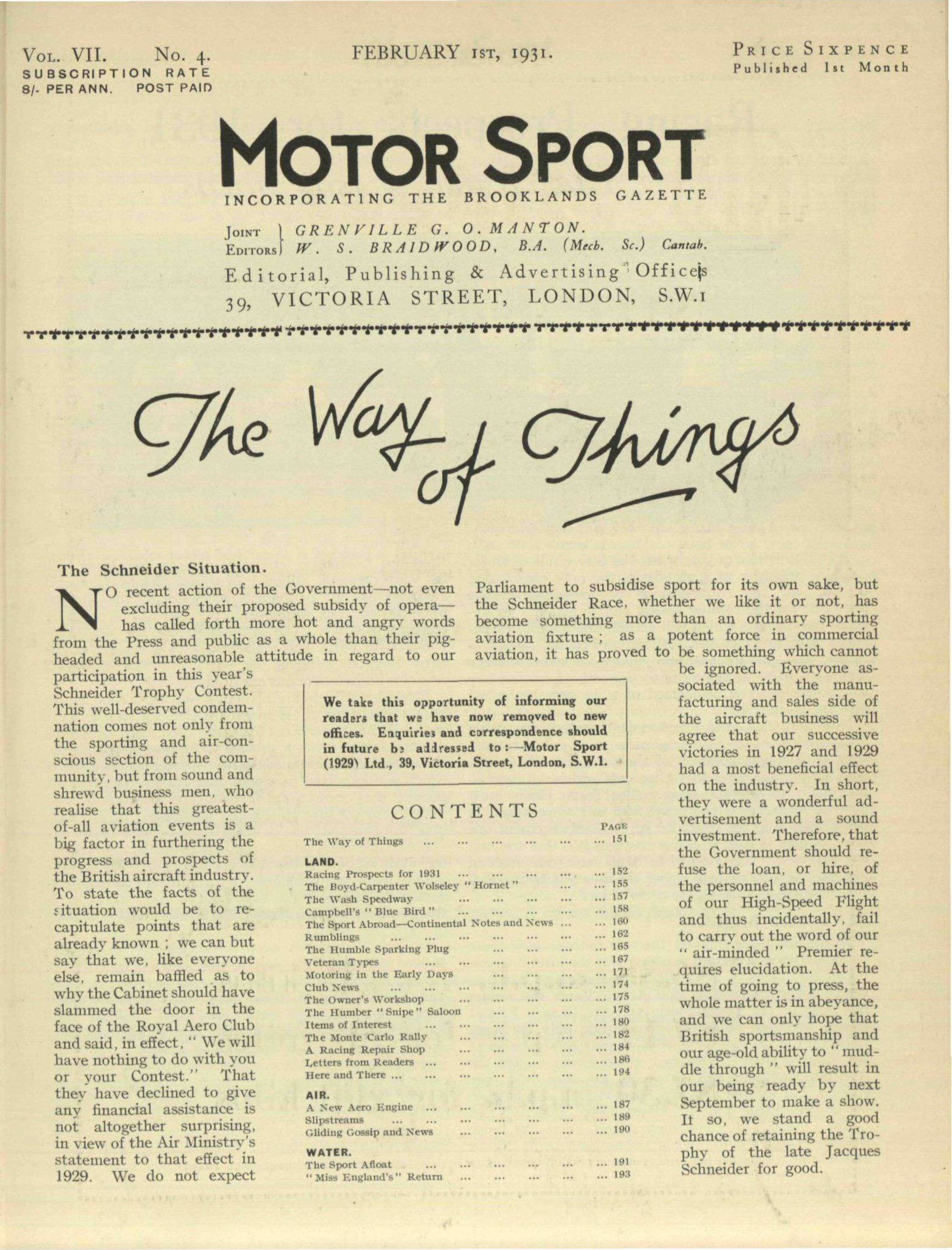 Cover image for February 1931