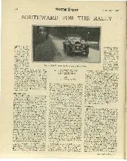 SOUTHWARD FOR THE RALLY - Left