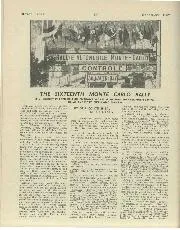 THE SIXTEENTH MONTE CARLO RALLY - Left