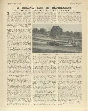 A RACING CAR IN RETIREMENT   SOME DETAILS OF THE 11/2 LITRE ALVIS WHICH WON THE 1923   200-MILE RACE - Left