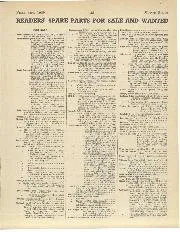 READERS' SPARE PARTS FOR SALE AND WANTED - Left