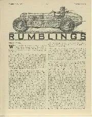 Rumblings, February 1941 - Left