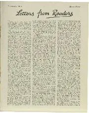 Letters from readers, February 1943 - Left
