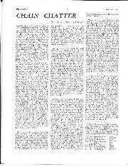 CHAIN CHATTER, February 1951 - Left