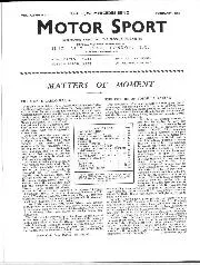Matters of moment, February 1952 - Left