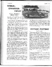 Veteran - Edwardian - Vintage, February 1963 - Left
