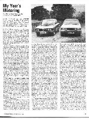 My Year's Motoring - Left