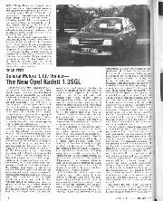 Road Test - The New Opel Kadett 1.3SGL - Left
