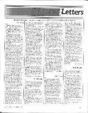 Letters, February 1986 - Left