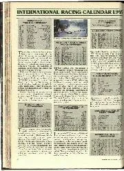 International Racing Calendar 1987 - Left
