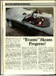 Road impressions: Vegantune Evante - Left