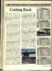 1989 International Racing Calendar - Left