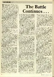 The Battles Continues . . . - Left