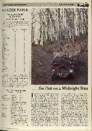 Veteran to Classic - Exeter Trial Table - Left