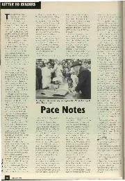 Pace Notes - Left