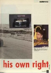 A racer in his own right - Right
