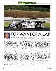 Bob Wollek luckless at Le Mans: For want of a lap - Left