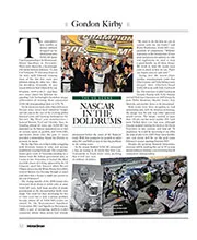 NASCAR in the doldrums - Left