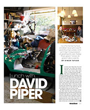 Lunch with... David Piper - Right