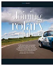 Joining the rotary club - Left