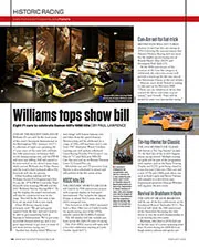Historic racing news - Left