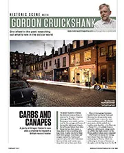 Historic scene with Gordon Cruickshank - Left