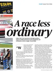 A race less ordinary - Left