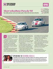 Short-wheelbase Porsche 911 - Left