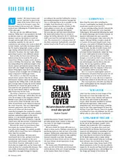Senna breaks cover - Left