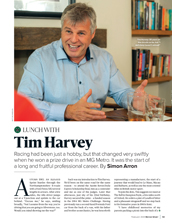 Lunch with Tim Harvey - Left