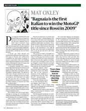 “Bagnaia is the first Italian to win the MotoGP title since Rossi in 2009” - Left