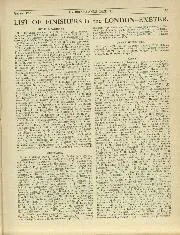 LIST OF FINISHERS in the LONDON-EXETER. - Left