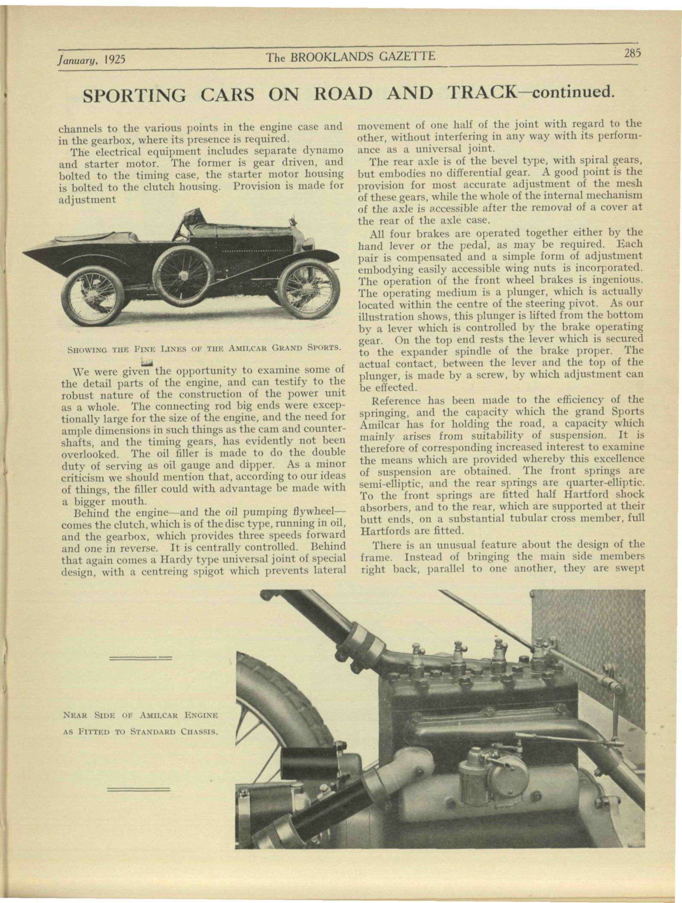 RACING PHOTOGRAPHS January 1925 - Motor Sport Magazine
