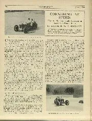 CORNERING AT SPEED. - Left