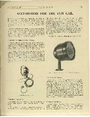 ACCESSORIES FOR THE 1928 CAR. - Left