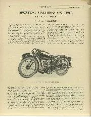 SPORTING MACHINES ON TEST - Left