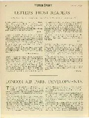 Letters from readers, January 1930 - Left