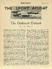 The sport afloat - Left