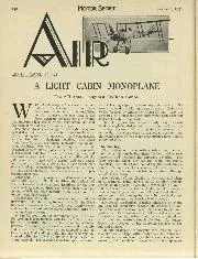 a light cabin monoplane - Left