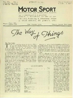 Cover image for January 1931