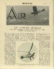 THE AUTOGIRO ADVANCES. - Left