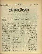 EDITORIAL. A PROMISING NEW YEAR, January 1933 - Left